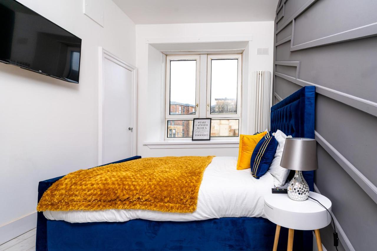 Cheerful 2 Bedroom Homely Apartment, Sleeps 6 Guest Comfy, 3X Double Bed, Parking, Free Wifi, Suitable For Business, Leisure Guest,Glasgow, Glasgow West End, Near City Centre Exterior photo